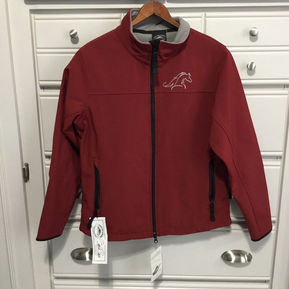 NWT “RIDE LIFE” Glacier Softshell Equestrian Full Zip Jacket